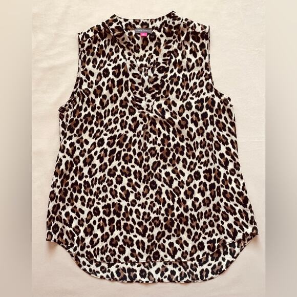 NWT Vince Camuto Sleeveless Cheetah Print Size XS - Picture 1 of 7